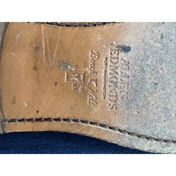 Allen Edmonds Mens Park Avenue Black Leather Lace-Up Oxfords Size 10.5 D - Picture 10 of 13